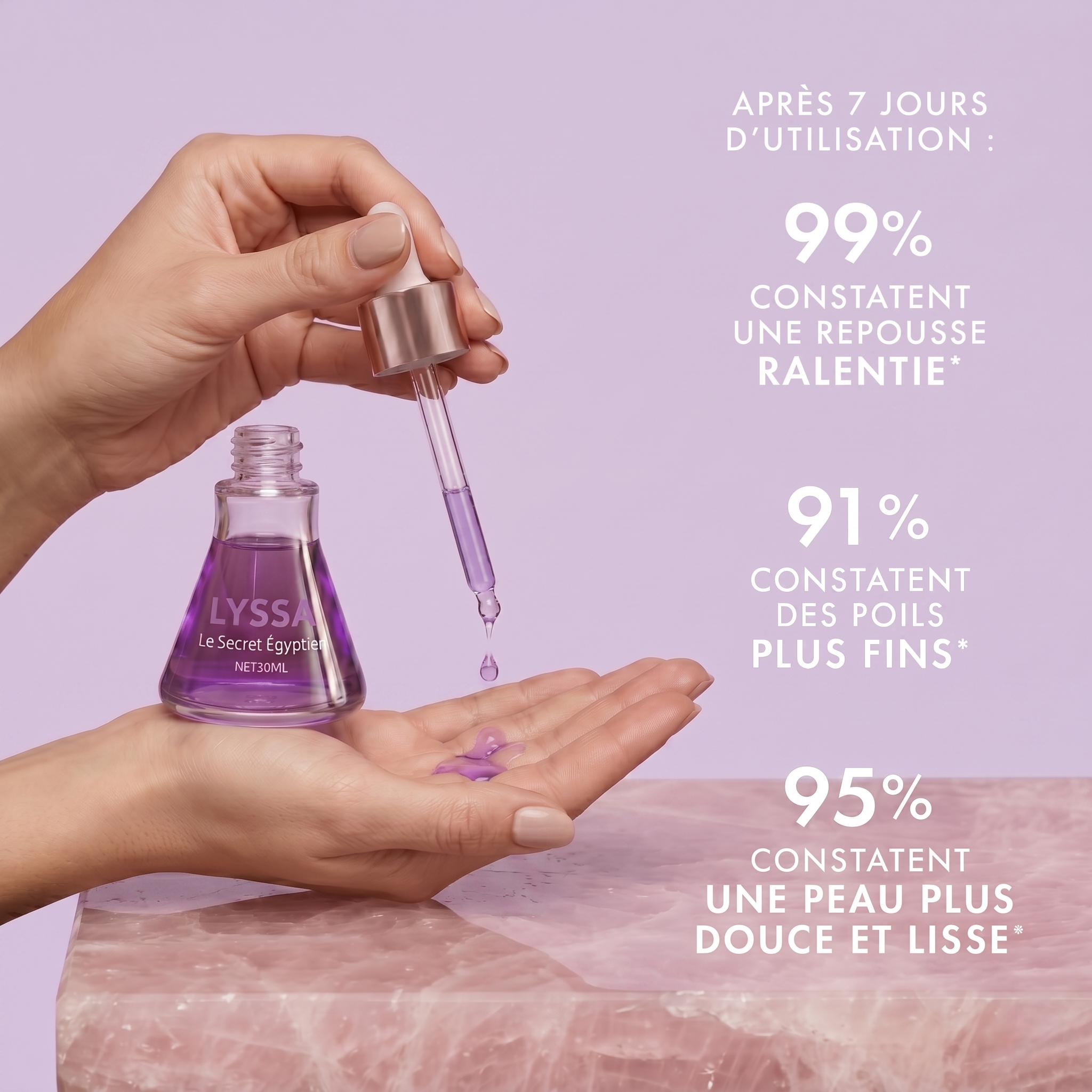 Huile anti repousse poils Lyssa™